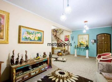 Sala · Sobrado com 4 dormitórios à venda, 420 m² por R$ 810.000,00 - Cidade São Jorge - Santo André/SP