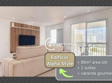 64afae27fcc5e49a02875e6f0483fb954b5ae0e8 · Apartamento com 2 dormitórios à venda, 86 m² por R$ 1.160.000,00 - Alphaville Industrial - Barueri/S
