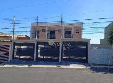 530549dbb47201266b630245badc9d3d5bb48020 · Sobrado novo frontal com 3 quartos sendo 1 suíte, 2 vagas à venda, 110 m² por R$ 720.000 - Jardim Ma