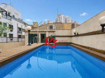 0aadd8ca8455ffeddffccaff6fb34b7e73281282 · Cobertura com 3 dormitórios à venda, 270 m² por R$ 1.650.000,00 - Ponta da Praia - Santos/SP