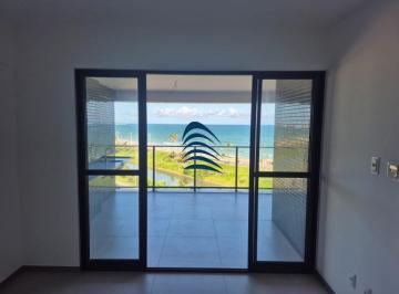 Foto 01 · Ocean View Jaguaribe, 3 quartos (sendo 1 suíte), 03 banheiros, 105m², sala ampla com integração à va