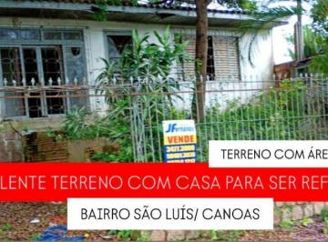 Terreno · 330m² · JFERNANDO VENDE EXCELENTE TERRENO NO BAIRRO SÃO LUÍS EM CANOAS/RS