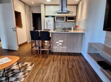 Apartamento · 58m² · 1 Quarto · 1 Vaga · Flat com 1 dormitório para alugar, 58 m² por R$ 5.000/mês - Alphaville Industria