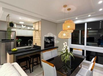 Apartamento · 77m² · 3 Quartos · 1 Vaga · Apartamento 3 dormitórios, sendo 1 suíte, banheiro social, mobiliado e decorado