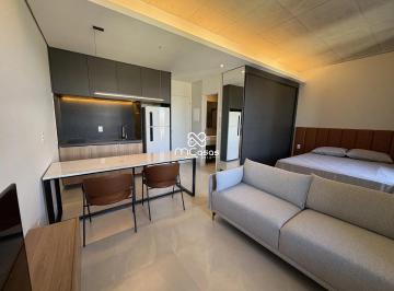 Apartamento · 36m² · 1 Quarto · 1 Vaga · Flat mobiliado com varanda e excelente aproveitamento de espaço no Bairro Brasiléia