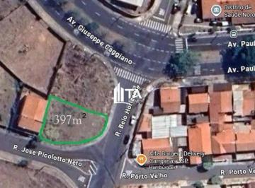 Terreno · 397m² · Terreno 397m² a Venda na Vila Perseu Leite de Barros, Campinas