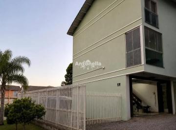 Casa · 61m² · 2 Quartos · 2 Vagas · Sobrado geminado apenas de um lado no bairro Ana Rech – Solar do Prado