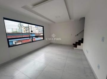 Casa · 100m² · 2 Quartos · 1 Vaga · Sobrado à venda no Aviação, Praia Grande – 2 suítes, churrasqueira e 1 vaga