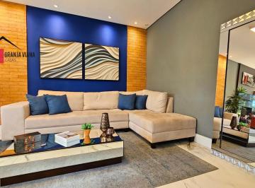 Casa · 313m² · 3 Quartos · Casa de alto padrão à venda porteira fechada no condomínio Quinta da Vila Real, Granja Viana, 3 suít
