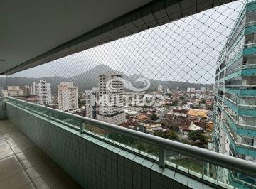 Apartamento · 120m² · 3 Quartos · 1 Vaga · Apartamento 3 Dorms (1 Suíte) c/ Varanda Gourmet | Canto do Forte