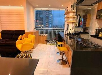 Sala · Apartamento com 1 dormitório à venda, 56 m² por R$ 935.000,00 - Cerâmica - São Caetano do Sul/SP