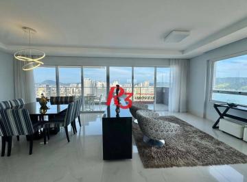 94201264475993e2b4038208be435b6c5e053317 · Apartamento Duplex com 4 dormitórios à venda, 236 m² por R$ 5.500.000,00 - Embaré - Santos/SP