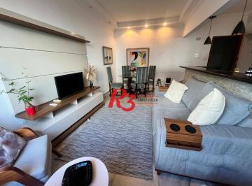 fa3ce61b39aa7bc28bfbeb51ec17cae5a4020802 · Apartamento com 2 dormitórios para alugar, 81 m² por R$ 4.650,00/mês - José Menino - Santos/SP