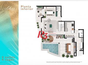 82dd530a641060af8daf02ca7cad63c5f3d79165 · Cobertura com 4 dormitórios à venda, 301 m² por R$ 6.600.000,00 - Ponta da Praia - Santos/SP