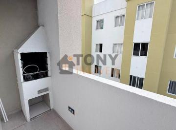 Apartamento · 58m² · 2 Quartos · 1 Vaga · 390 MIL !! 2 QUARTOS + ELEVADOR+ SACADA COM CHURRASQUEIRA + VAGA