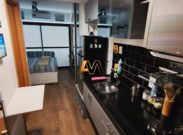 Apartamento · 24m² · 1 Quarto · 1 Vaga · STUDIO ANDAR ALTO DECORADO NA BARRA
