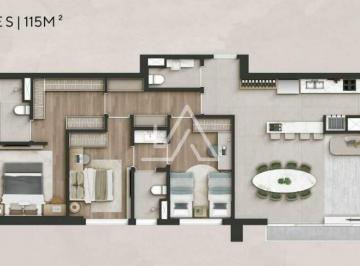 Apartamento · 115m² · 2 Vagas · APARTAMENTO TRÊS DORMITÓRIOS | VANGUARD | ICON | BAIRRO BOQUEIRÃO - PASSO FUNDO/RS