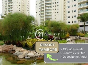 85637881f669d0fbd194d934c2c17e5b514f0d54 · Apartamento com 3 dormitórios para alugar, 133 m² por R$ 11.030,00/mês - Tamboré - Santana de Parnaí