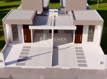Casa · 100m² · 3 Quartos · 2 Vagas · Casa Geminada em RIO HERN, Schroeder/SC