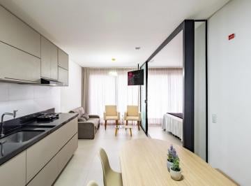 Apartamento · 50m² · 1 Quarto · 1 Vaga · Studio para locação mobiliado no Gyro Vaca Brava com 1 suíte e sacada