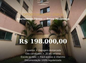 Apartamento de 2 quartos, Belo Horizonte · Apartamento no 1 andar Bairro Piratininga
