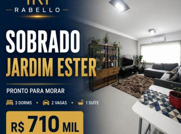 Casa de 3 quartos, São Paulo · Sobrado no Jardim Ester – 100m² – 3 Dormitórios (1 Suíte) – Acabamento Diferenciado – Quintal