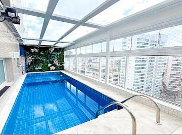 Apartamento · 162m² · 3 Quartos · 3 Vagas · Lindo apartamento com 3 suítes, piscina aquecida privativa, 3 vagas, só 200 m da praia !