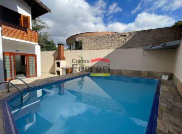 Casa · 300m² · 3 Quartos · 4 Vagas · Sobrado para locação nas Palmas do Tremembé, 300 m2, 3 suítes, piscina e 4 vagas - Região arborizada