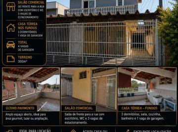 Casa de 4 quartos, São José dos Campos · Sobrado+Casa+Ponto Comercial pra venda no Jd. Satélite