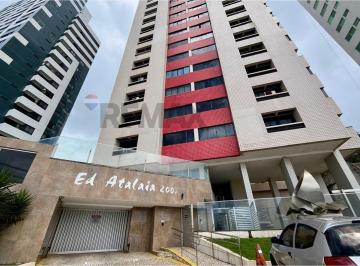 Apartamento · 89m² · 3 Quartos · Aluga-se apartamento no edifício atalaia - Areia Preta frente ao mar