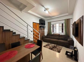 Casa · 90m² · 2 Quartos · 2 Vagas · Sobrado à venda na Aviação, Praia Grande - 2 suítes, 2 vagas