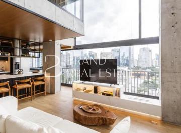 Apartamento · 140m² · 1 Quarto · 2 Vagas · Apartamento Duplex locação no Itaim com 90m², 1 suítes e 2 vagas de garagem ompleta de Lazer