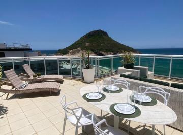 Apartamento · 154m² · 1 Quarto · 1 Vaga · Recreio dos Bandeirantes | Cobertura Duplex Pé na Areia com Vista Panorâmica para o Mar