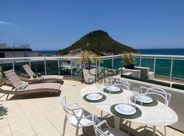 Apartamento · 154m² · 1 Quarto · 1 Vaga · Recreio dos Bandeirantes | Cobertura Duplex Pé na Areia com Vista Panorâmica para o Mar