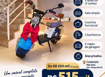 Casa · 93m² · 3 Quartos · Casa em Sahy, Mangaratiba/RJ de 93m² 3 quartos à venda por R$ 515.000,00