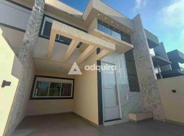 Casa · 140m² · 3 Quartos · 1 Vaga · Sobrado em Jardim Carvalho, Ponta Grossa/PR de 140m² 3 quartos à venda por R$ 790.000,00