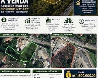 Terreno · 7800m² · Terreno em Jardim Meny, São Roque/SP de 0m² à venda por R$ 1.600.000,00