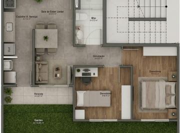 Apartamento · 49m² · 2 Quartos · 1 Vaga · Ilha de Creta Residence | Apartamentos com Garden Privativo e Varanda Gourmet