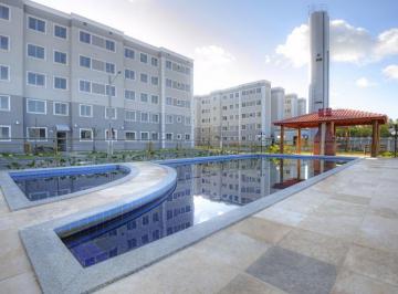 Casa de 2 quartos, Camaçari · apto , térreo, de 43 m² com 2 quartos, condomínio fechado, vaga individual à venda em Abrantes.