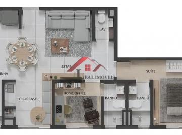 Apartamento · 70m² · 2 Quartos · 2 Vagas · Apartamento para venda em Barcelona de 69.69m² com 2 Quartos, 2 Suites e 2 Garagens