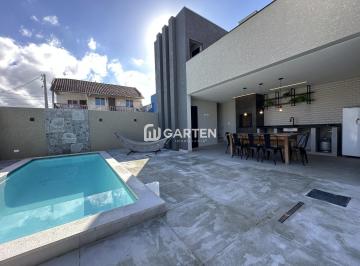 Casa · 156m² · 4 Quartos · 3 Vagas · Sobrado quadra mar com 4 suites e Piscina no Balneário Praia Grande