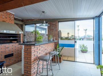 Apartamento · 205m² · 3 Quartos · 2 Vagas · Cobertura com Piscina e Churrasqueira no Petrópolis – 205m² Privativos