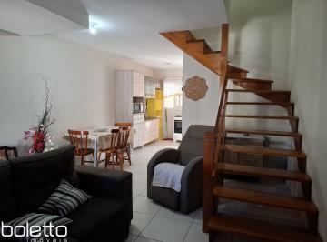 Casa · 79m² · 3 Quartos · 1 Vaga · SOBRADO GEMINADO 3 DORMITÓRIOS MOBILIADO CONDOMÍNIO BELA VISTA EM TORRES RS