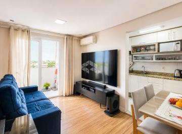 Apartamento · 53m² · 2 Quartos · 1 Vaga · Apartamento de 2 dormitórios com vaga coberta e churrasqueira no Bairro Marechal Rondon em Canoas