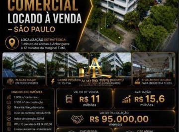 c3ff70fcf1a7e3062e3670d72a84a4674f04831a · Prédio Locado à Venda em São Paulo - CAP: 10,5% ano - Inquilino de 1ª linha - Confira!