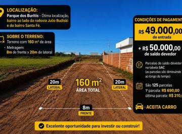 Terreno , Presidente Prudente · TERRENO NO RESIDENCIAL PARQUE DOS BURITIS