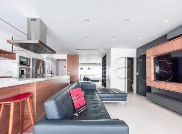 Apartamento · 72m² · 1 Quarto · 1 Vaga · Alto padrão em Pinheiros: suíte mobiliada com marcenaria de luxo e varanda gourmet