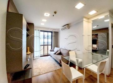 Apartamento · 33m² · 1 Quarto · 1 Vaga · Flat mobiliado à venda na Vila Mariana com 33m² suíte próximo ao metrô Ana Rosa