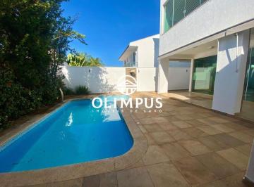 Casa · 420m² · 3 Quartos · 4 Vagas · Sobrado para Alugar no Condomínio Gávea Hill I no Bairro Gávea em Uberlândia