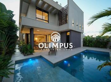 Casa · 300m² · 4 Quartos · 2 Vagas · Casa Moderna com Fachada Imponente e Área de Lazer Perfeita!